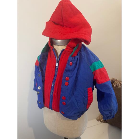 Vintage Tiny Town Jacket Coat hoodie size 24 months - Picture 2 of 4